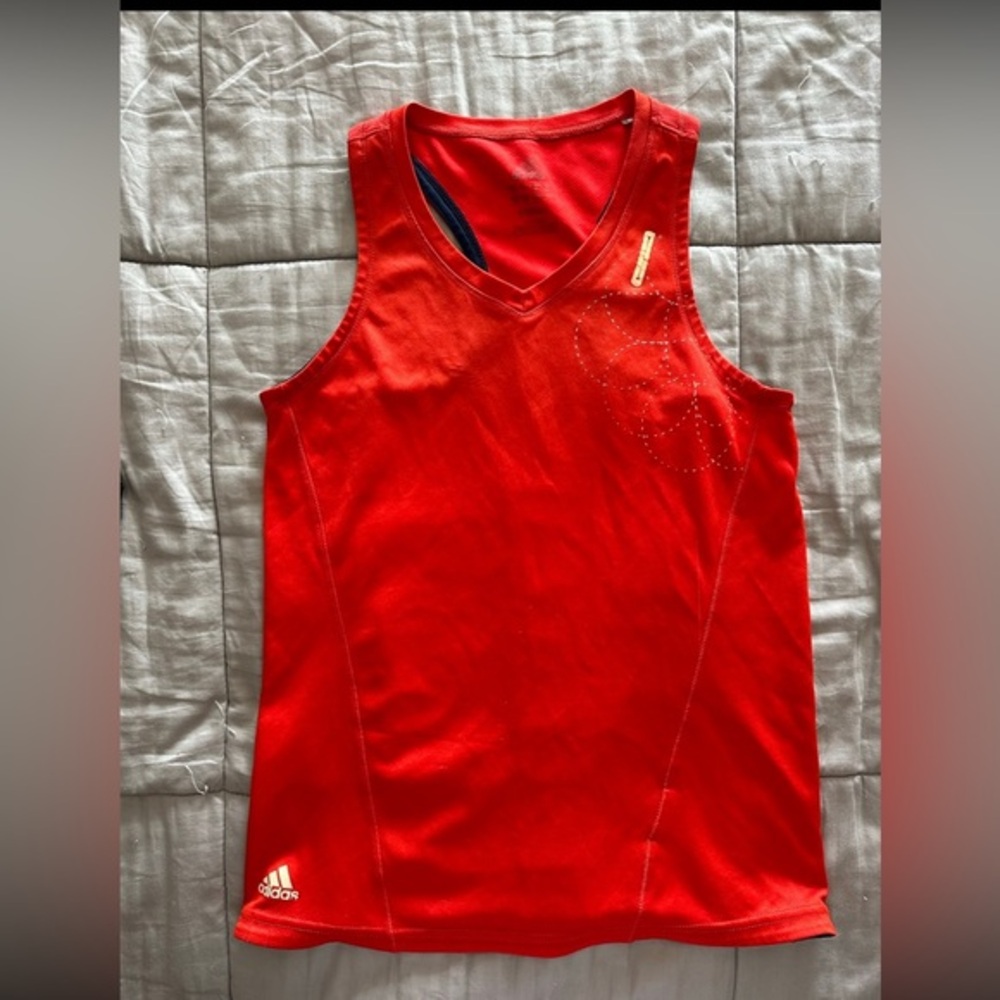 Adidas Red Tank Top